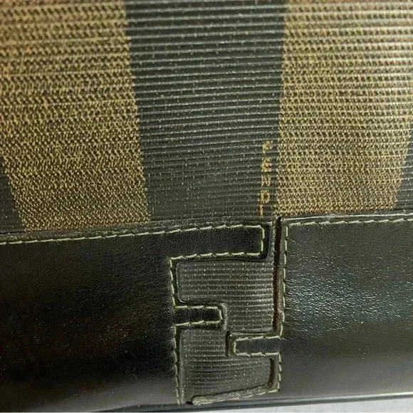 Fendi vintage pequin color block shoulder bag - Picture 9 of 15